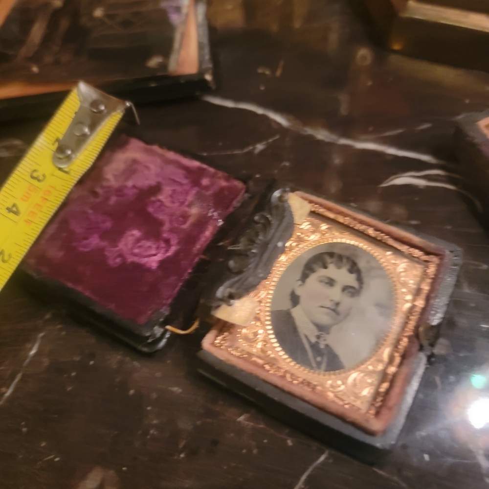 Antique 19th Century Daguerreotype photographSmall broken. I have others avail